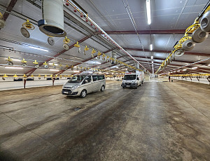 Zateplení podhledu na farmě